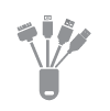 Inclusive of 4 in 1 cable 