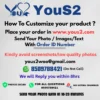 Customized Order Poster