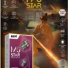KDM M9 Star Stereo Earphone with 3.5mm Jack and 1200mm cable length, featuring in-ear design and metallic finish.