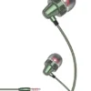 KDM M9 Star Stereo Earphone with 3.5mm Jack and 1200mm cable length, featuring in-ear design and metallic finish.