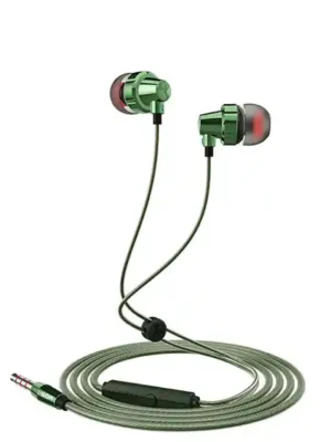 KDM M9 Star Stereo Earphone with 3.5mm Jack and 1200mm cable length, featuring in-ear design and metallic finish.